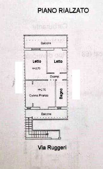 Vendite Salento: Vendita appartamento (Castrignano del Capo) - planimetria